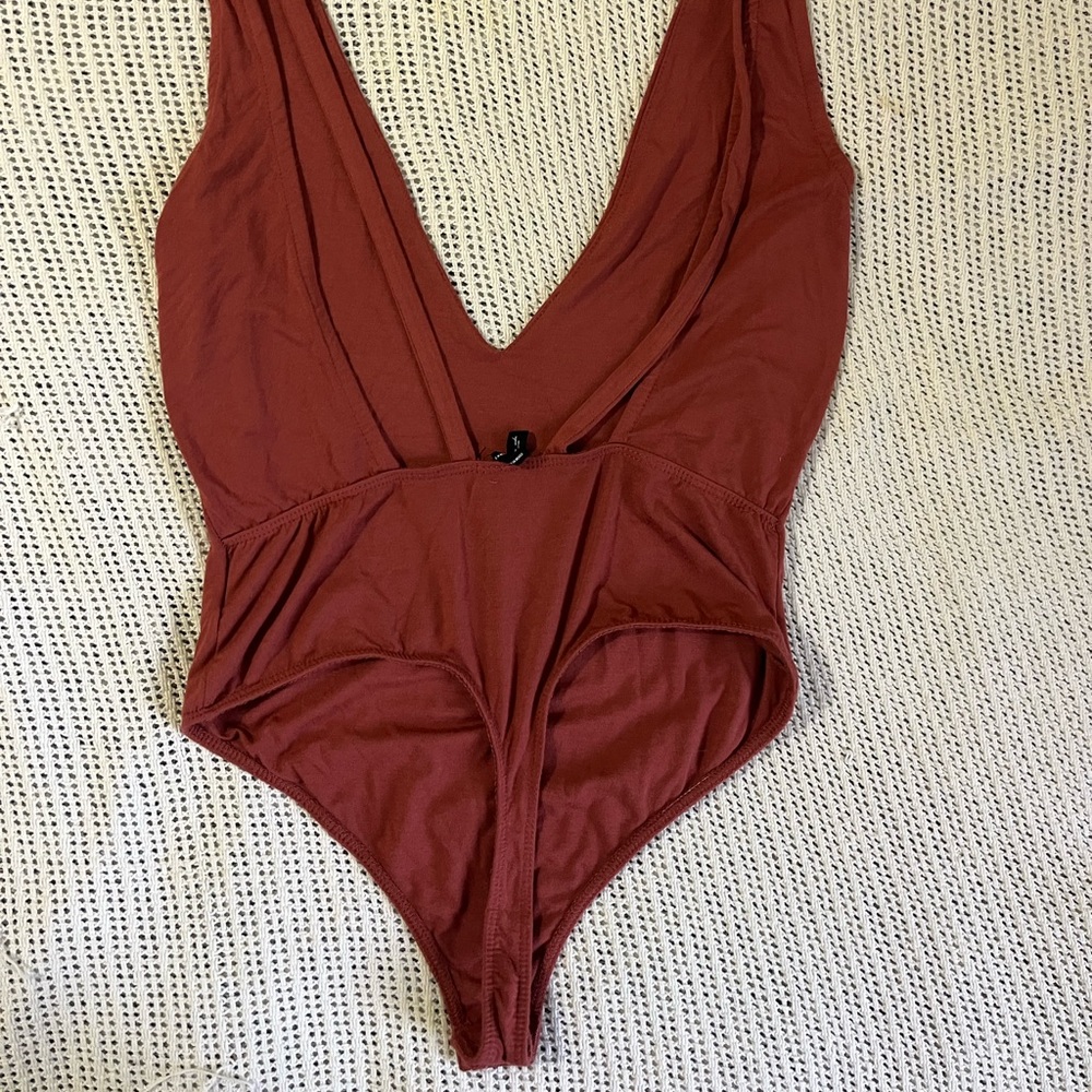 M Urban Outfitters Rust Bodysuit